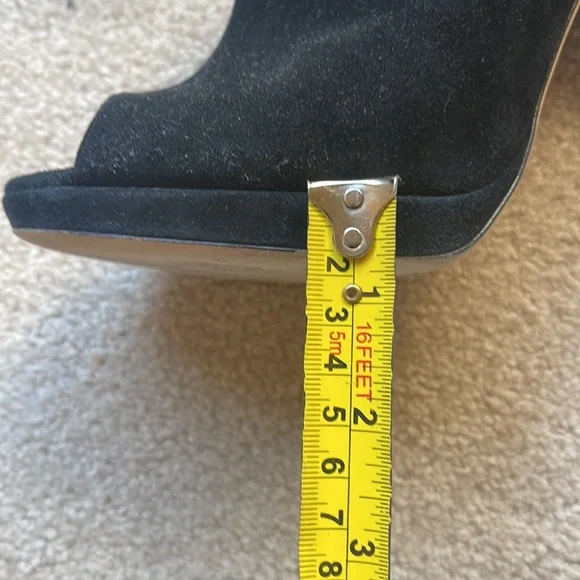 Jimmy Choo suede peep-toe platform heeled booties - Picture 10 of 11